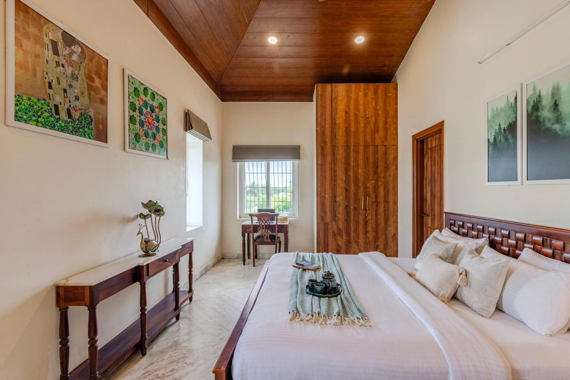Elivaas 3 Bhk With Pvt Pool & Lush Garden - Oakwood Villa Jaipur Bagian luar foto