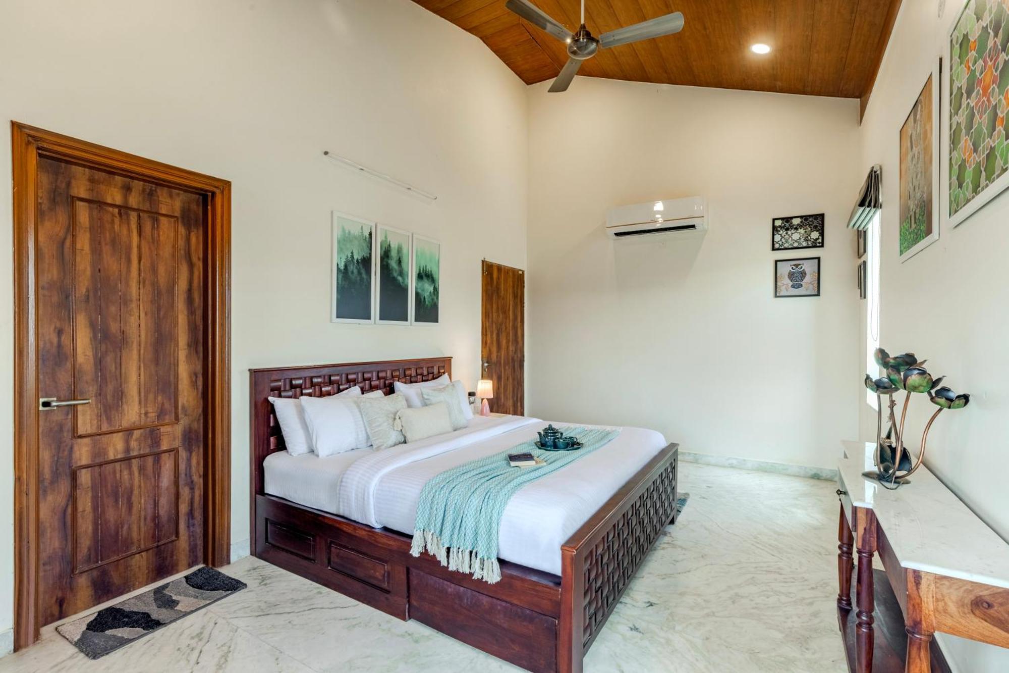 Elivaas 3 Bhk With Pvt Pool & Lush Garden - Oakwood Villa Jaipur Bagian luar foto
